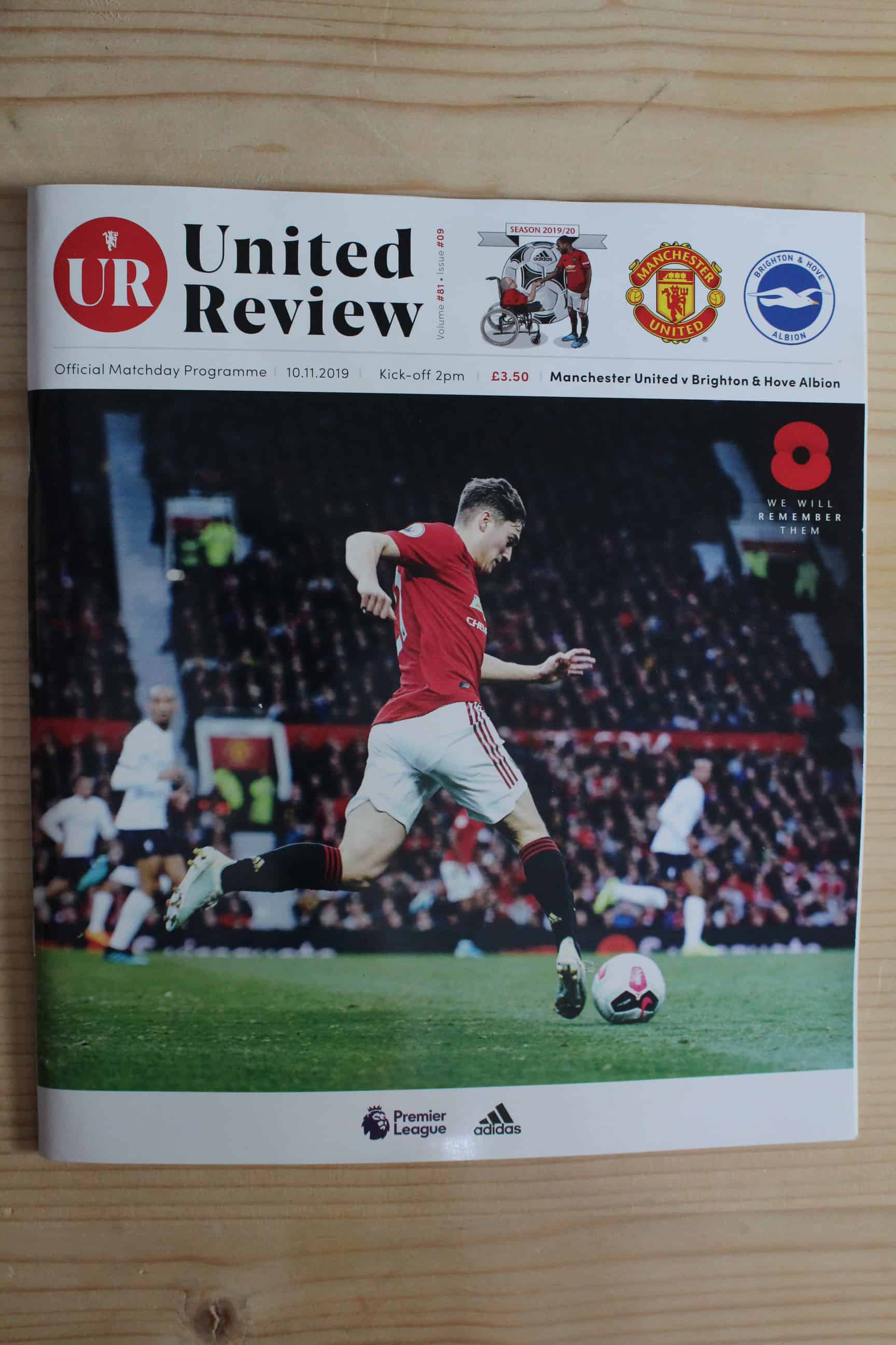 Manchester United FC v Brighton & Hove Albion FC